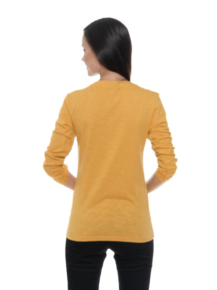 Sam 73 Horčicové dámske tričko SAM 73