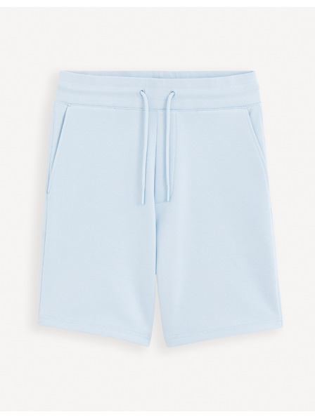 Celio Svetlomodré pánske teplákové šortky Celio Toshort