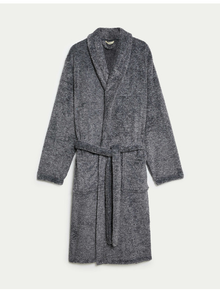 Marks & Spencer Flísový župan Supersoft Marks & Spencer sivá