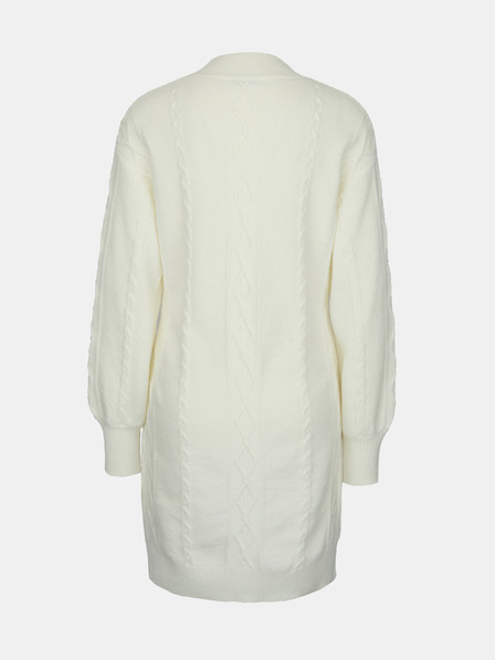 Orsay Krémové dámske svetrové šaty ORSAY