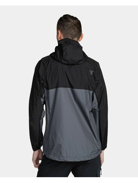 Kilpi Pánska hardshellová outdoorová bunda Kilpi HURRICANE-M Čierna