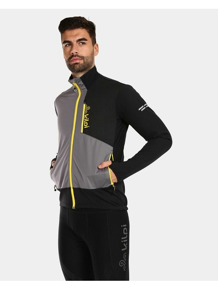 Kilpi Pánska bežecká bunda Kilpi NORDIM-M Šedá