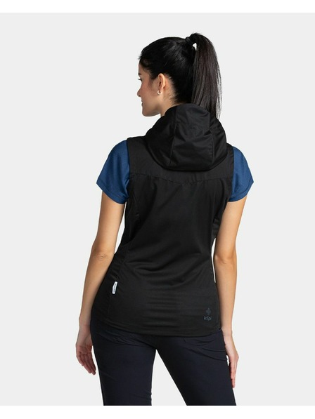 Kilpi Dámska softshellová vesta Kilpi MONILEA-W Čierna