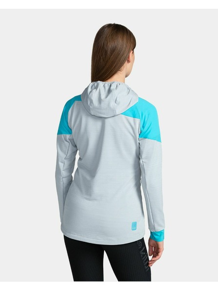 Kilpi Dámska technická mikina Kilpi MEMPHIS-W Svetlosivá