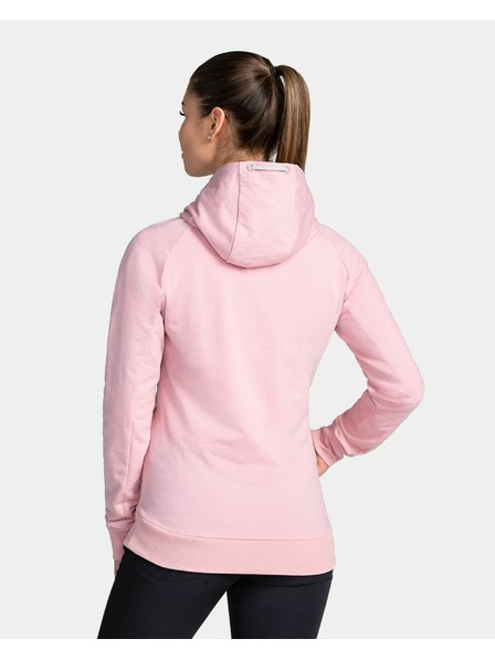 Kilpi Dámska bavlnená mikina Kilpi SOHEY-W Svetloružová