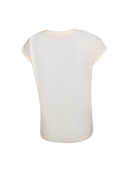 ALPINE PRO Dámske tričko z nemačkavého materiálu ALPINE PRO NOGERA creme varianta pb