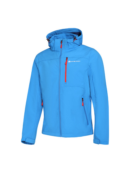 ALPINE PRO Pánska softshellová bunda s membránou ALPINE PRO DERAF blue aster