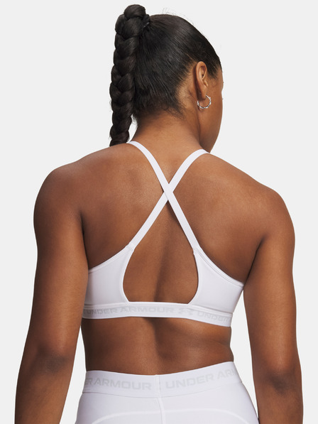 Under Armour Dámska podprsenka Under Armour UA Crossback Low Bra-WHT