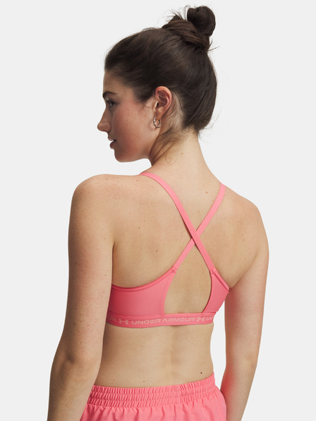 Under Armour Dámska podprsenka Under Armour UA Crossback Low Bra-PNK