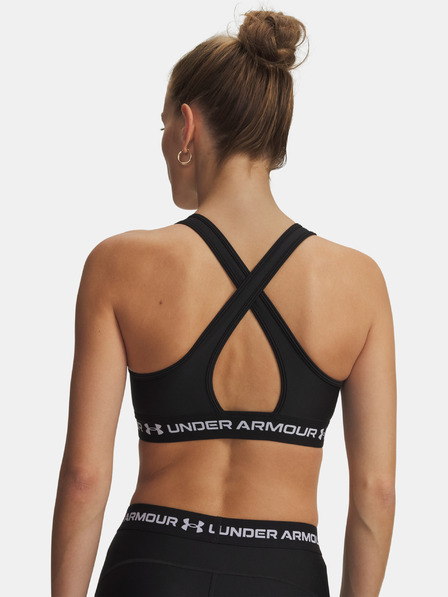 Under Armour Dámska podprsenka Under Armour Crossback Mid Bra-BLK