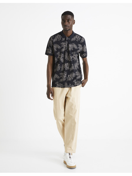 Celio Krémové pánske skrátené nohavice Celio Dorust