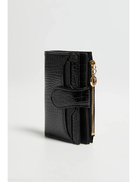 Moodo Peňaženka so zvieracím vzorom čierna Moodo