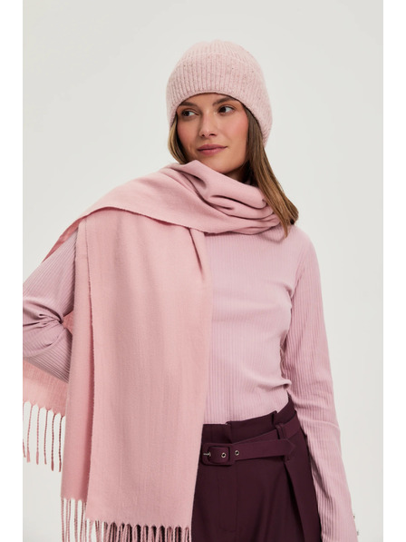 Moodo Šál so strapcom ružový Moodo