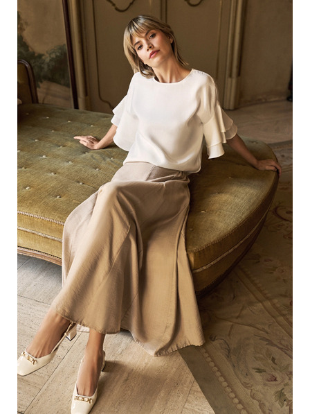 Moodo Women's White T-Shirt Moodo