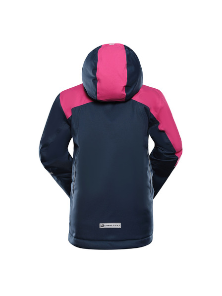 ALPINE PRO Detská lyžiarska bunda s membránou ptx snow ALPINE PRO DEARO 2 fuchsia fedora
