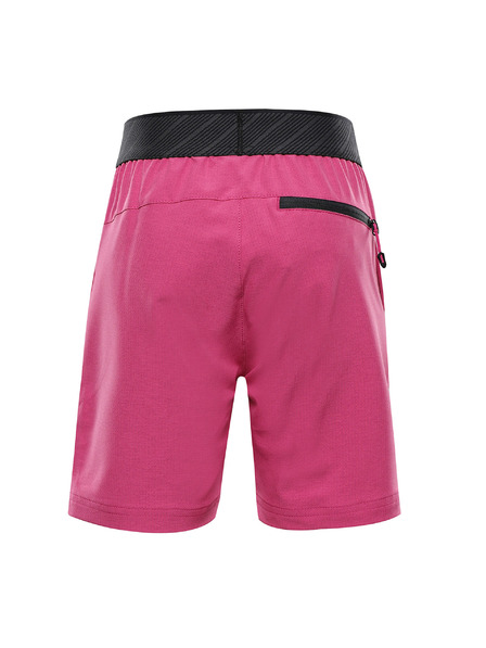 ALPINE PRO Detské rýchloschnúce šortky s cool dry ALPINE PRO ZAMBO 3 fuchsia red