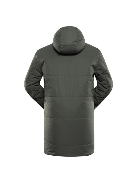 ALPINE PRO Pánska dlhšia zimná bunda s membránou ptx ALPINE PRO COLWEL petrol