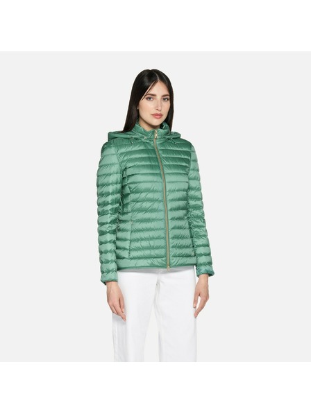 Geox Tyrkysová dámska páperová bunda Geox Jaysen