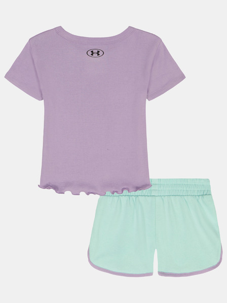 Under Armour Dievčenský set Under Armour UA BABY TEE KNIT SHORT SET