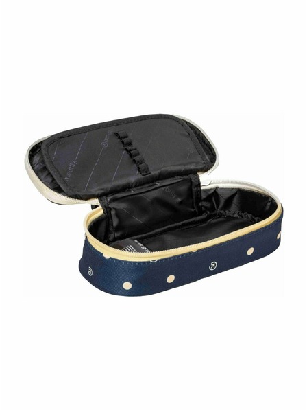 Meatfly Meatfly puzdro Pencil Case Yellow Dots