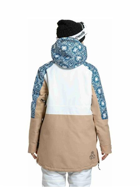 Meatfly Meatfly dámska SNB & SKI bunda Aiko Mosaic / Latte