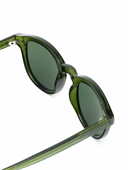 ECO Shades Unisex slnečné okuliare ECO Shades Lupo Transparent Green 8678