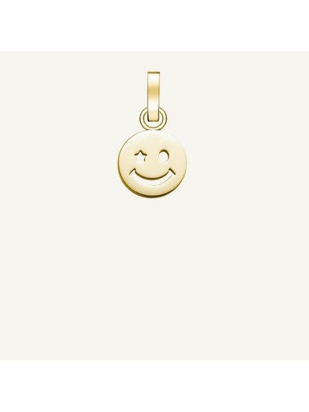 Rosefield Rosefield prívesok v zlatej farbe Mini Smiley PE-Gold-Smiley S