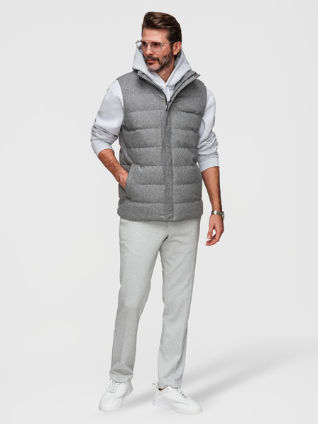 Ombre Clothing Ombre Clothing pánska prešívaná vesta
