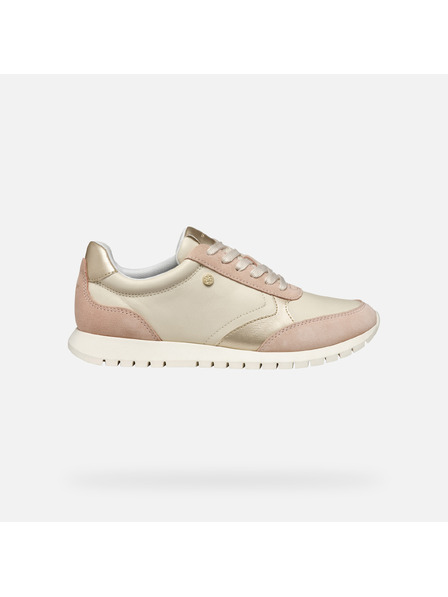 Geox Krémové dámske tenisky Geox Sukie 2.0