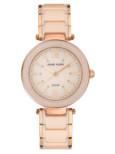 Anne Klein Dámske okrúhle hodinky Anne Klein solárne napájanie AK/3844BHRG