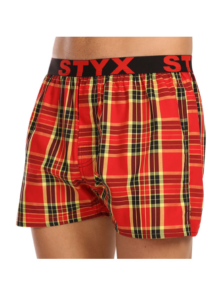 Styx Pánske športové gumové šortky Styx viacfarebné