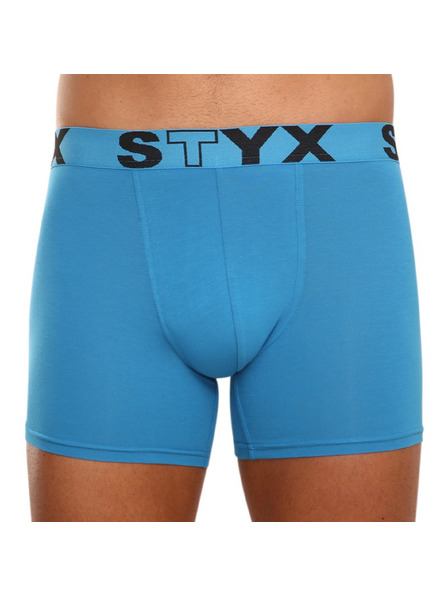Styx Sada troch kusov - pánske boxerky Styx dlhé športové elastické pestrofarebné