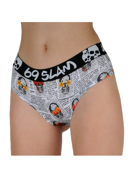 69slam Dámske nohavičky 69SLAM boxer newspaper
