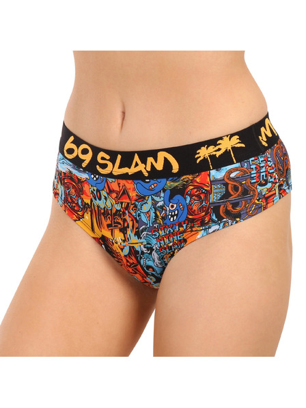 69slam Dámske nohavičky 69SLAM grafitty luna