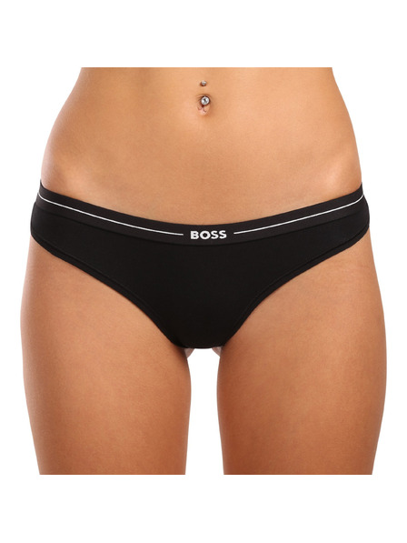 BOSS Sada troch - dámske tanga BOSS čierne