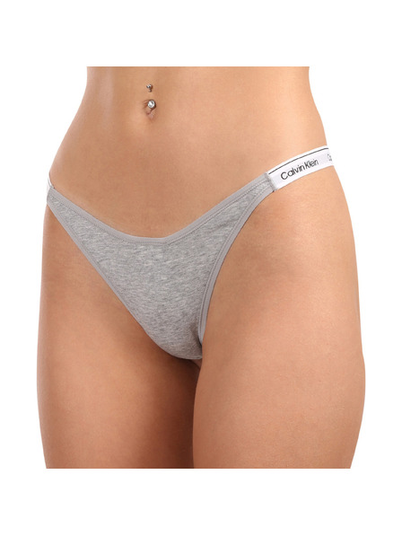 Calvin Klein Dámske tanga Calvin Klein sivé