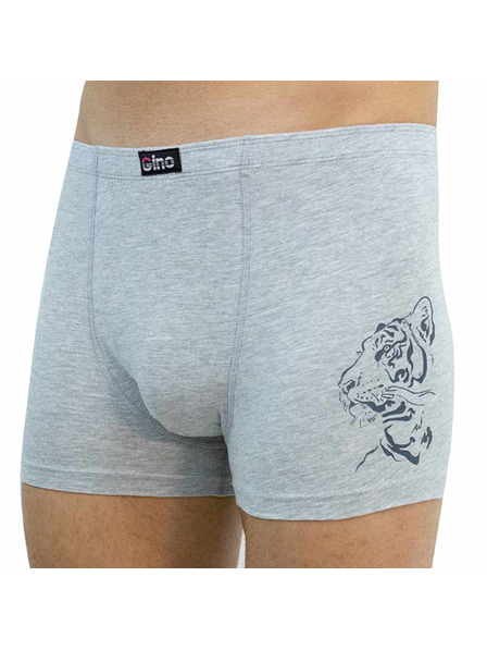 gino Pánske boxerky Gino sivé