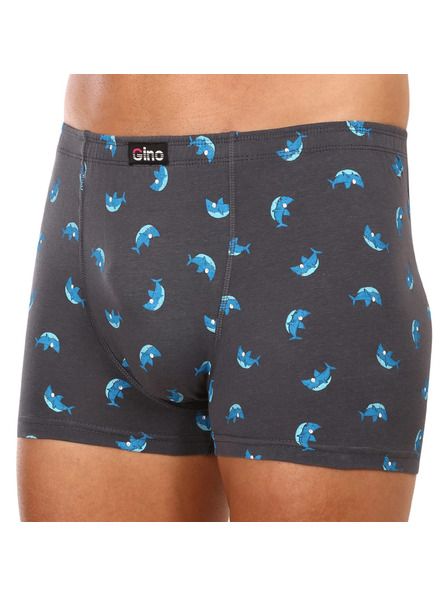 gino Pánske boxerky Gino sivé