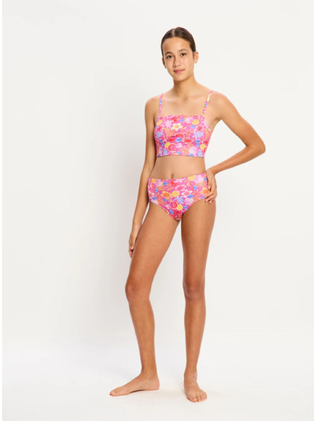 Modibodi Dievčenské plavky Modibodi Marine Dream Teen Swimwear Tankini Top Tropicana Crush horná časť