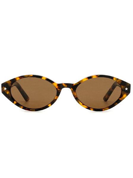 VEYREY VeyRey dámske cat-eye acetátové polarizačné slnečné okuliare Aest leopard obruba hnedá sklá