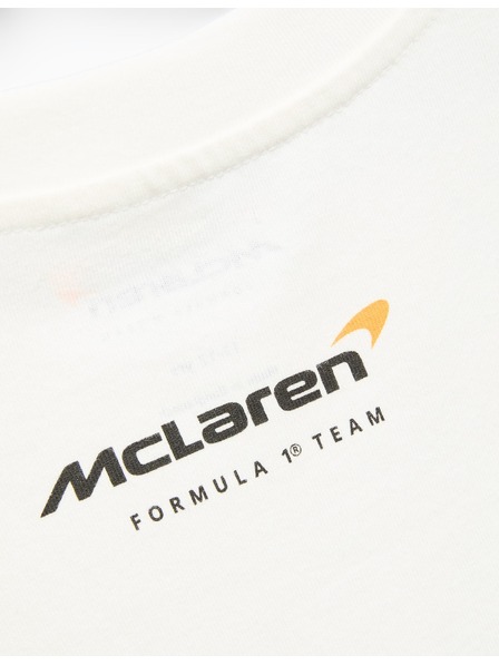 Marks & Spencer Tričko z čistej bavlny s grafickým motívom McLaren™ (2–16 rokov) Marks & Spencer biela