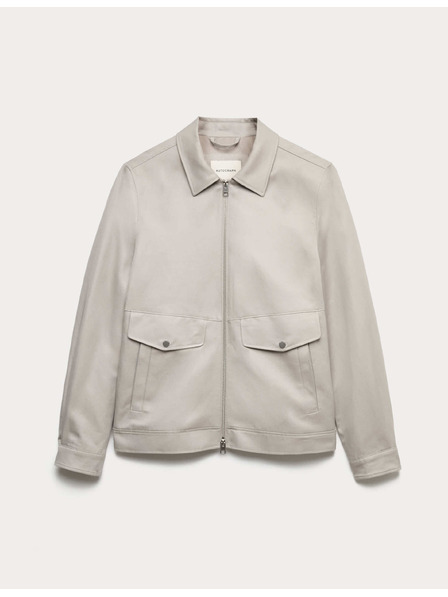 Marks & Spencer Bunda typu Harrington, vysoký podiel bavlny Marks & Spencer šedá
