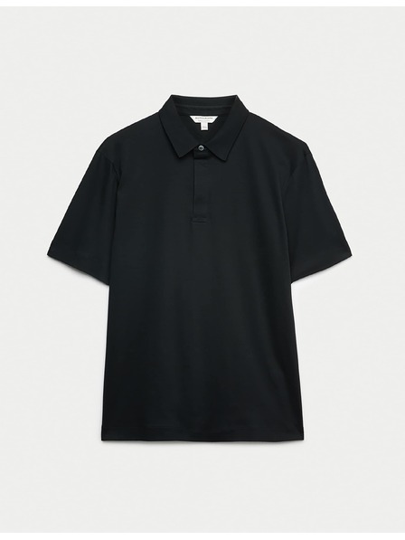 Marks & Spencer Polokošeľa z čistej bavlny Supima® Marks & Spencer čierna