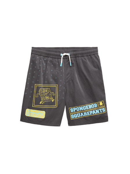 Marks & Spencer Kúpacie šortky so vzorom a motívom SpongeBob Squarepants™ (6–16 rokov) Marks & Spencer čierna