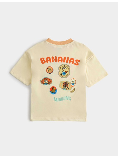 Marks & Spencer Tričko z čistej bavlny s grafickým motívom Minions™ (2–8 rokov) Marks & Spencer žltá