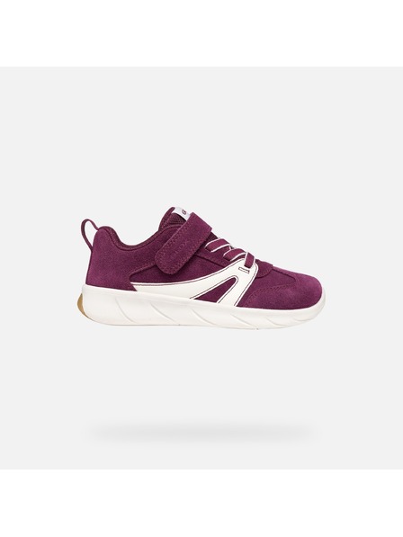 Geox Fialové dievčenské tenisky Geox Foot-run