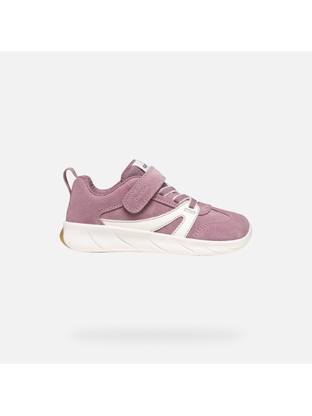 Geox Staroružové dievčenské barefoot tenisky Geox Foot-run