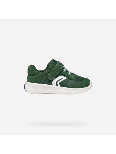Geox Zelené chlapčenské barefoot tenisky Geox Foot-Run