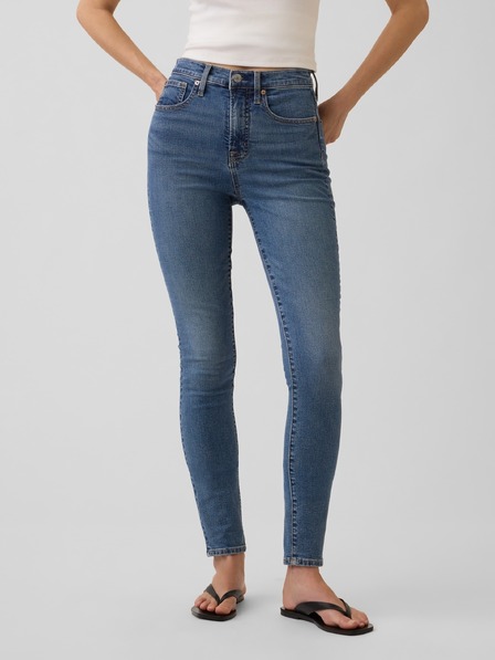 GAP Džínsy High Rise True Skinny GAP