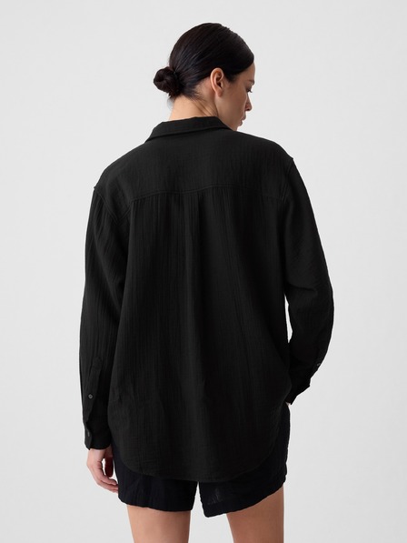 GAP Mušelínová oversize košeľa GAP